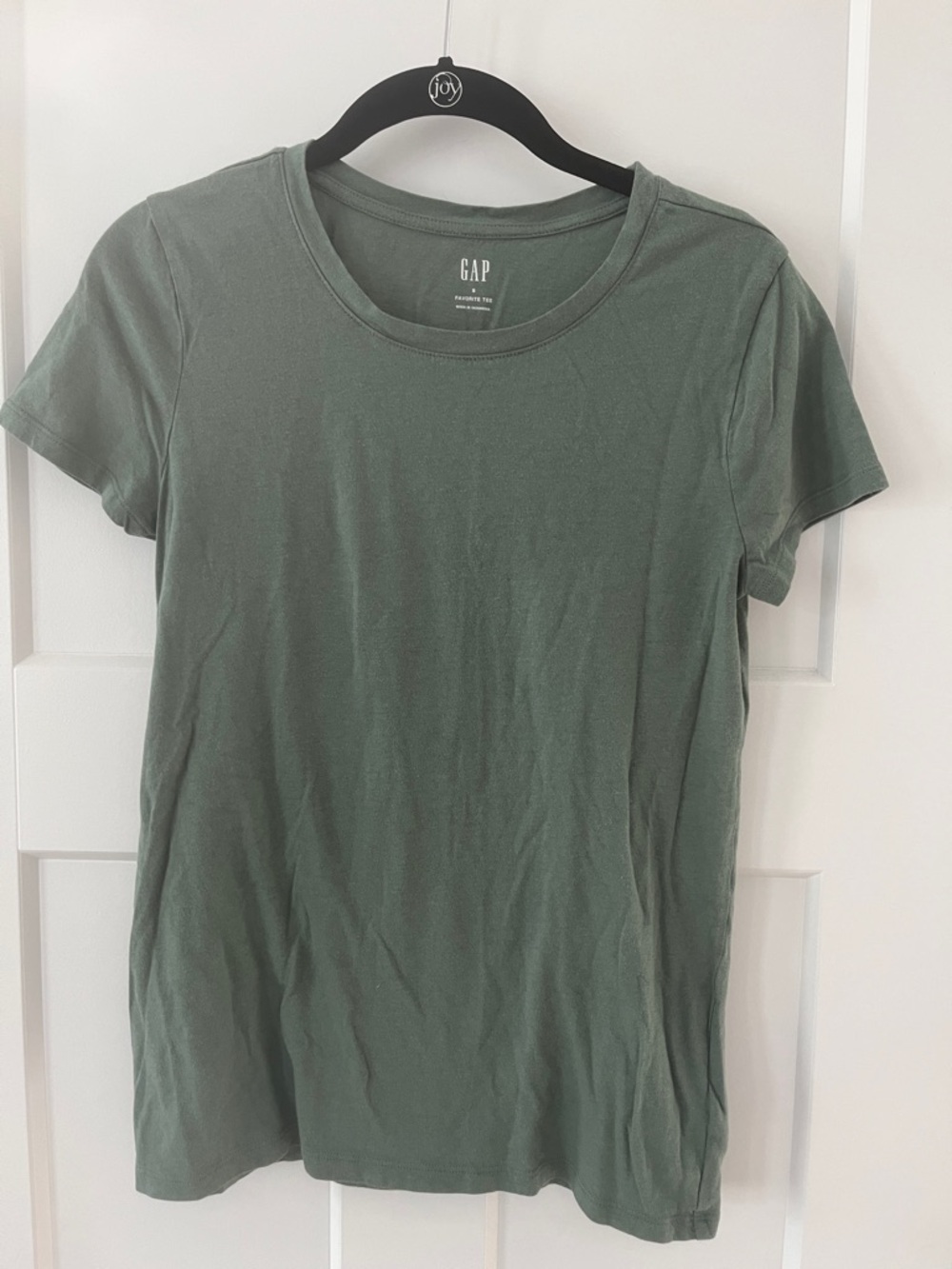 GAP Short Sleeve Crew Tee in Olive